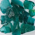 View Teal Terrazzo Glass